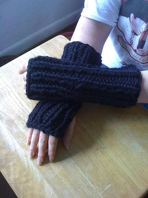 Ribbed For Her Pleasure Gloves