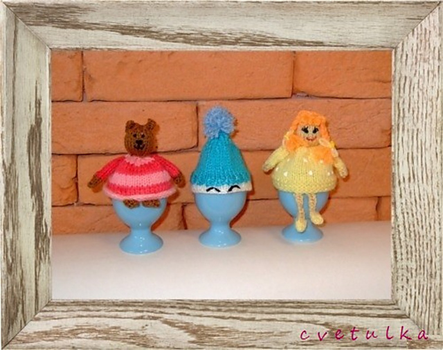 Easter Hat, Bear and Doll