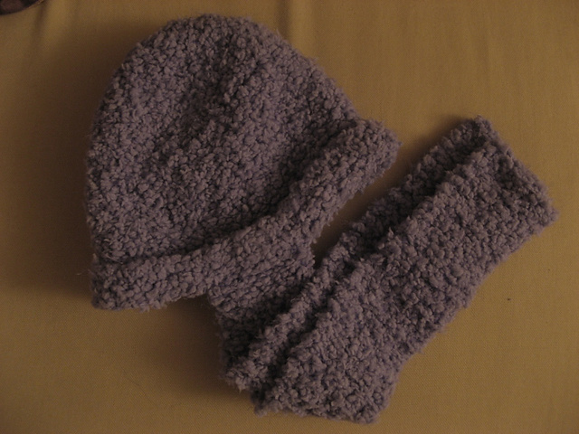 396 - Bonnet écharpe