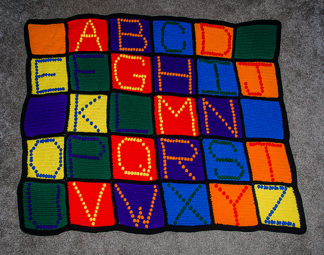 Alphabet Rug
