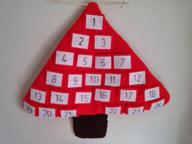 Advent Calendar Pillow