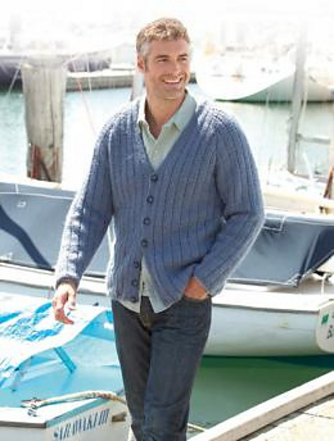 00601 Men's Cardigan / Herrenweste