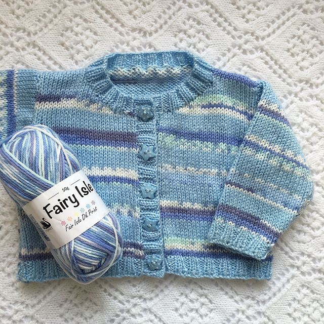 Fairy Isle Striped Cardigan