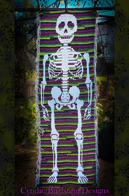 Sir Skelly Bonesington wall hanging
