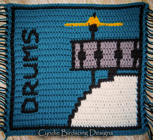 Musical Magic mosaic square - Drums