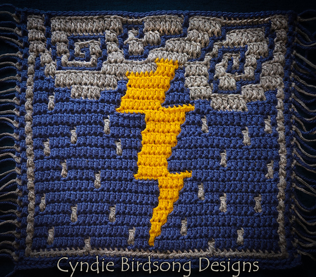 Lightning Crashes! Overlay Mosaic Square
