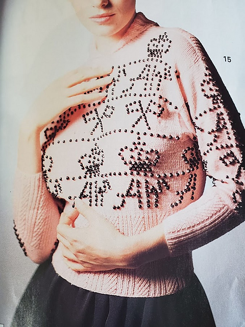 #15 Beaded Pullover