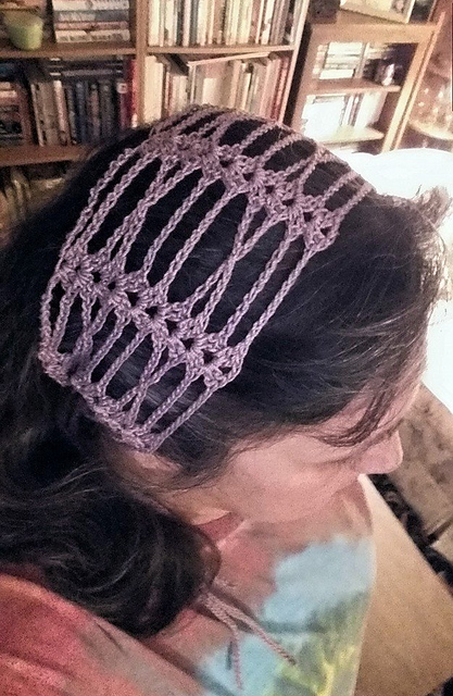 Shells and Lace Headscarf