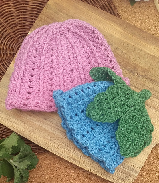 Sweet Bluebell beanie/hat/cloche