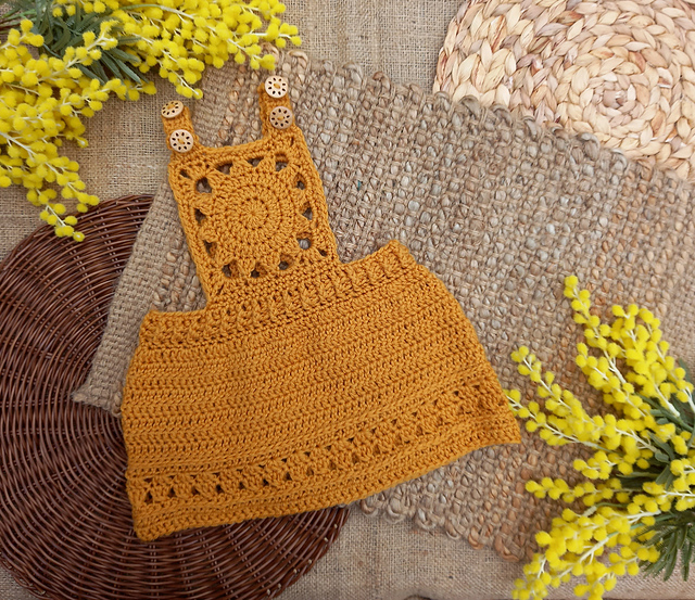 Sunshine and Wattle Pinafore