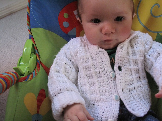 Grid Pattern Sweater