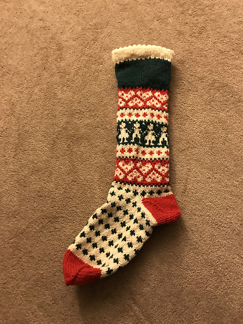Hearts and Children Christmas Stocking