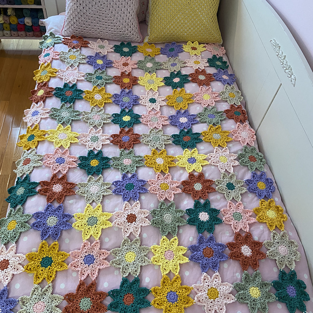 Just the Flowers Blanket