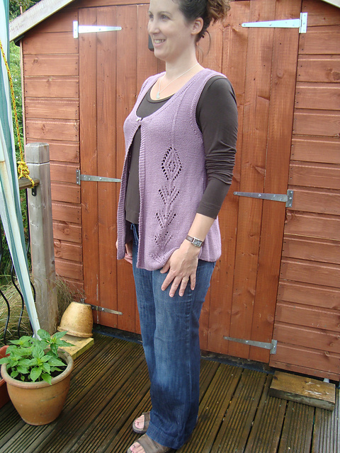 Waistcoat with Lace Panels