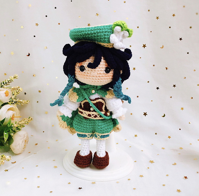 Ravelry: Venti Genshin Impact pattern by Daisytinythings