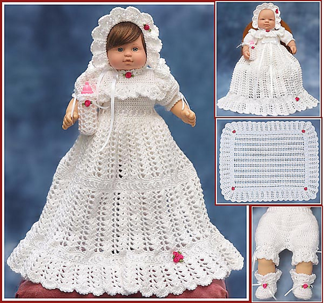 Belinda's Blessing Christening Layette for Baby Dolls