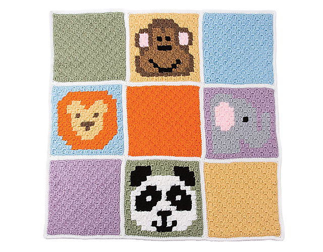 Corner-to-corner Baby Blanket
