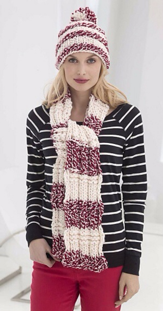 School Spirit Hat and Scarf