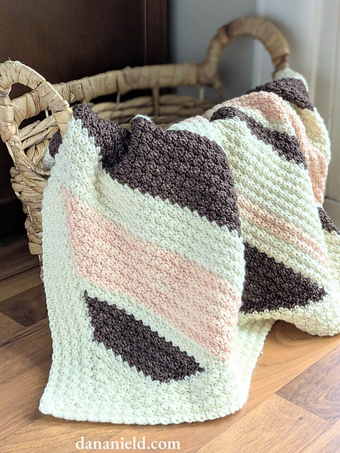 C2C Suzette Stitch Baby Blanket