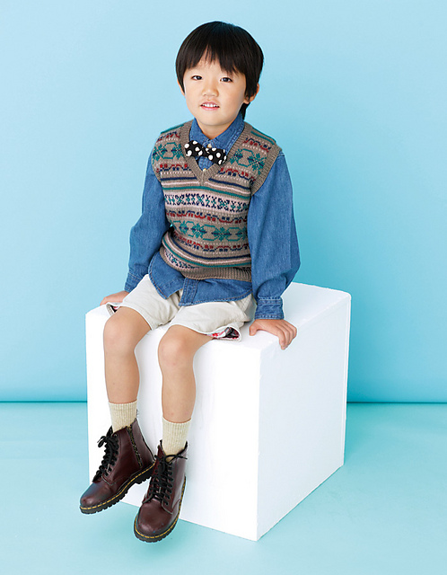 Kids' Fair Isle Vest