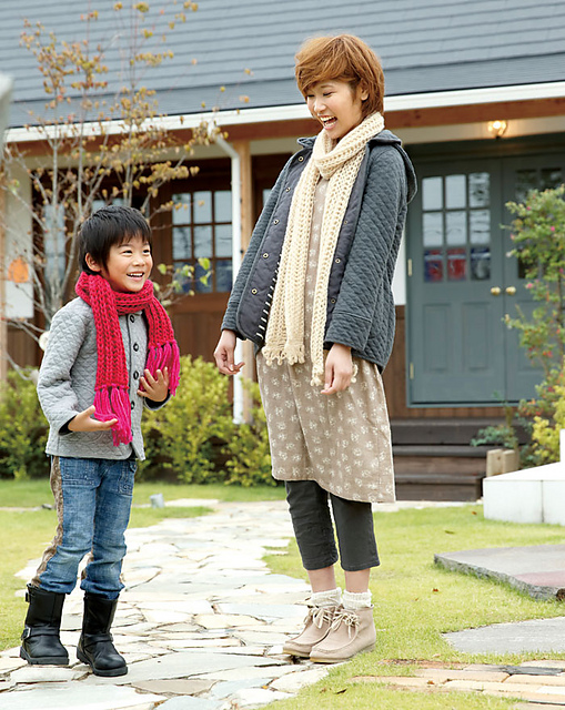 Ladies' English Rib Scarf