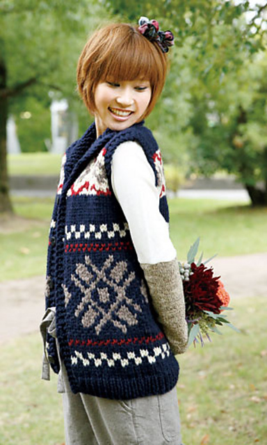Cowichan Snowflake Vest