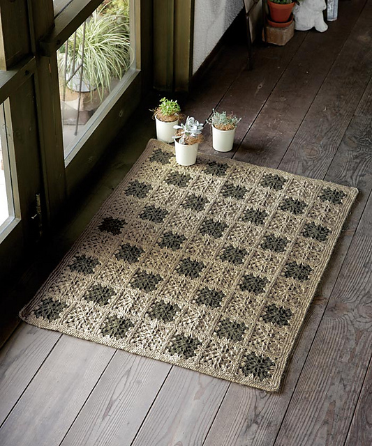Veil Linen Motif Mat