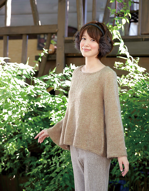Flared Raglan Sweater