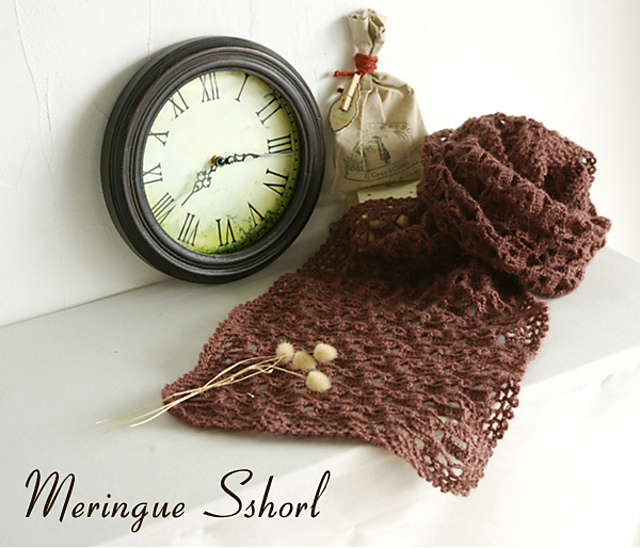 Meringue Mohair Shawl