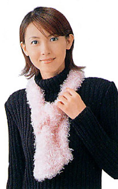 21-22-31 Kirakira Long Fur Scarf