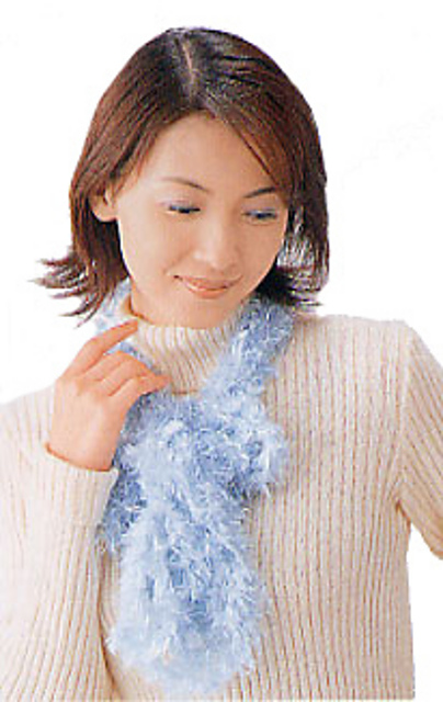 21-22-30 Kirakira Long Fur Scarf
