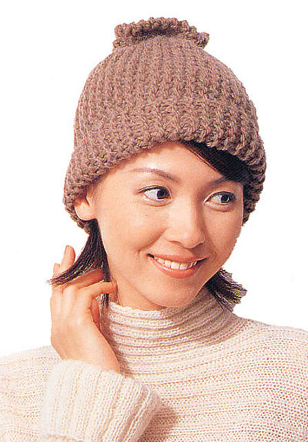 22-23-37 Garter Stitch Hat