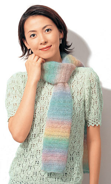 23-25 Drop-stitch Shawl