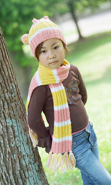 26-27-27 Striped Kid's Hat