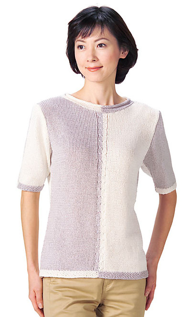 24-11 Two-color Sweater