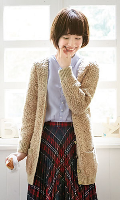 214a-03 Long Cardigan