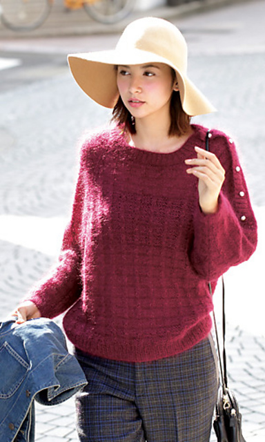 214w-07 French Mohair Sweater