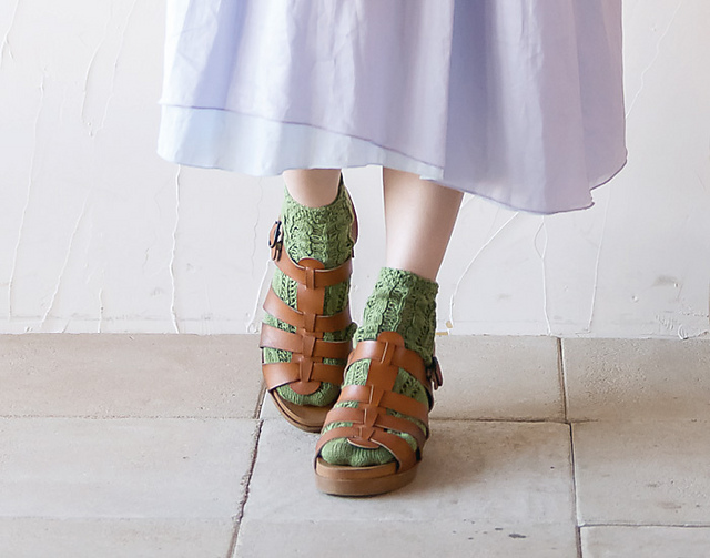 215ss-21 Ankle-length Socks (Green)