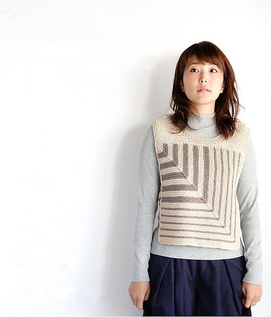 Square Line Tabard Vest