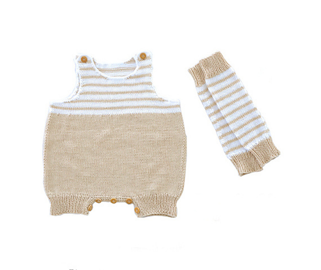 Striped Rompers