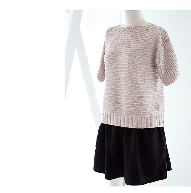 341ss Sora Slash-neck Summer Top