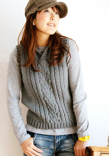 Aran Vest