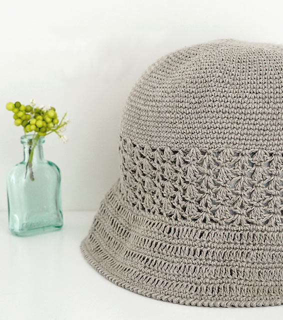 383chat Anouk Linen Crochet Hat