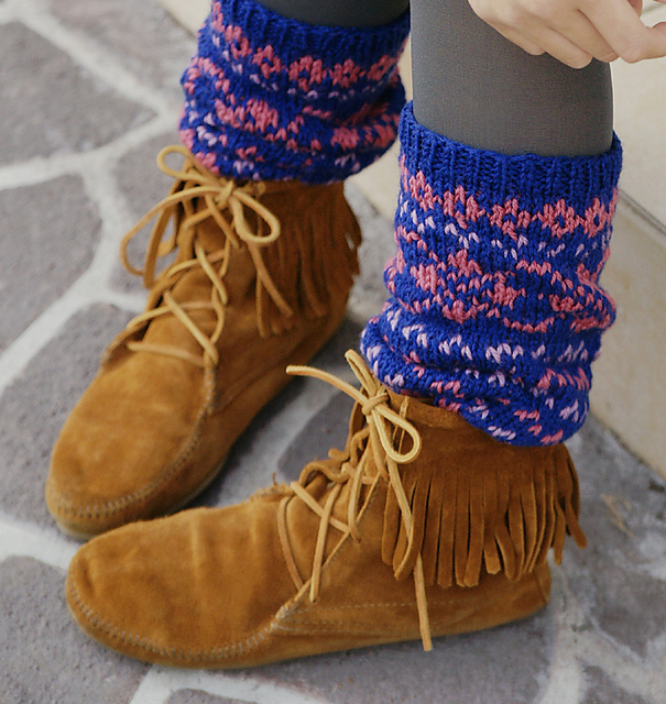 210-211-15 Stranded Legwarmers