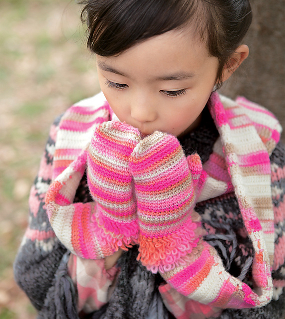 amicomo7-15 Mitten Scarf