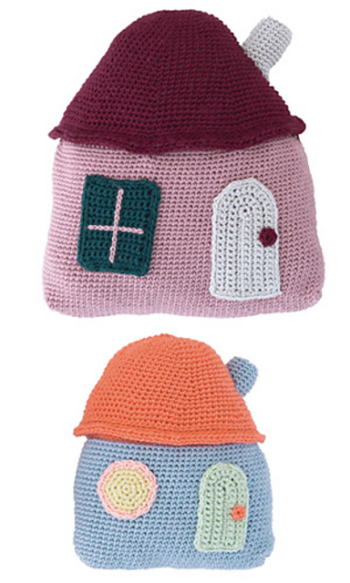 tricot12-8 House Pillow (Large)