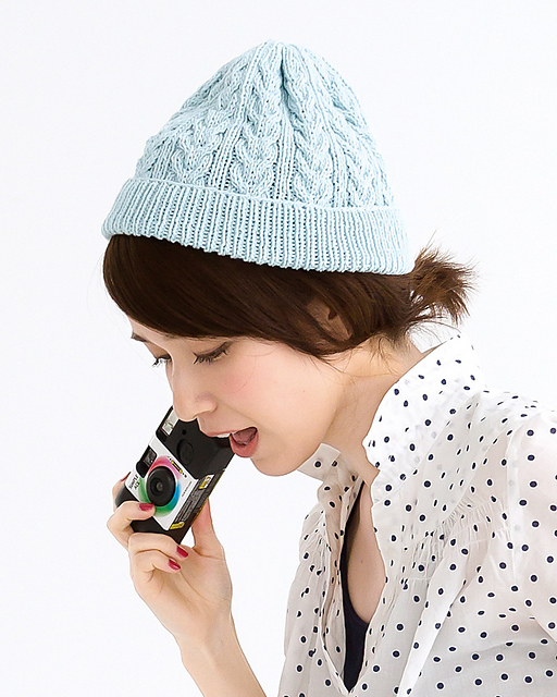 218s-11 Aran Summer Knit Cap