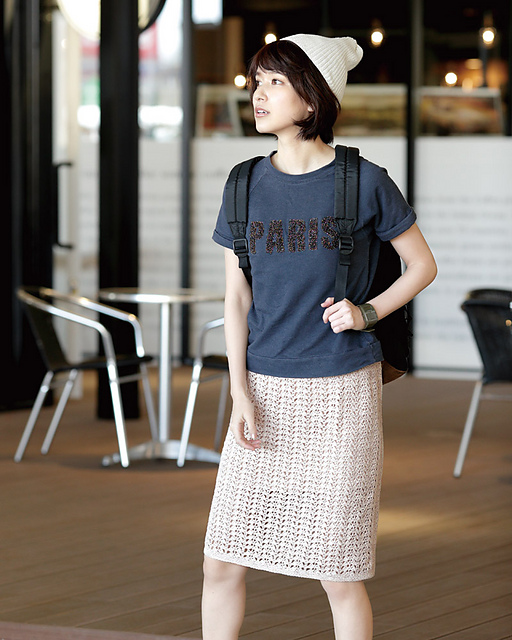 217ss-05 French Linen Skirt