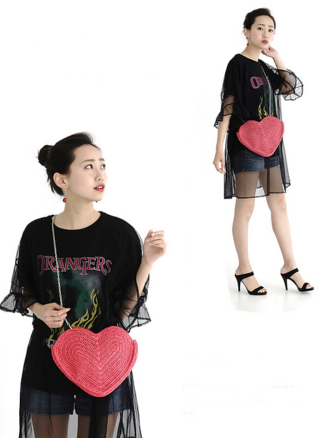 612hbag Heart Shoulder Bag