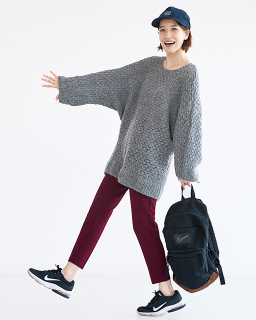 218aw-06 Nimes Oversized Pullover